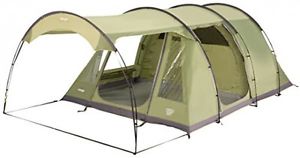 Vango Odyssey 500SC Tent With Sun Canopy - Epsom Green, 5 Persons