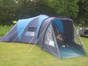 VANGO DIABLO 600 6 MAN/PERSON TENT-FULLY SEWN IN GROUNDSHEET