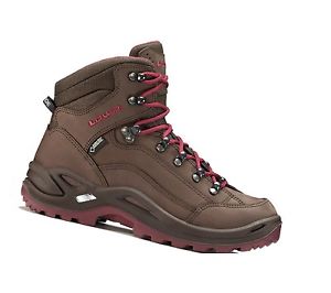 Lowa Renegado GTX Mid Mujer Todo terreno Botín Gore Tex 42 UK8 Expreso/Mora