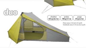 Sea To Summit The Specialist Duo Worlds Lightest Tent