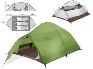 MSR Holler 3 Person Backpacking Tent like Mutha Hubba NX 3-Person FREE SHIPPING!