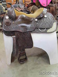 Dale Martin Hand Made Reining Saddle Show Reining 16" Wide Tree