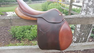 17" Pessoa Rodrigo Stadium saddle- Wide tree