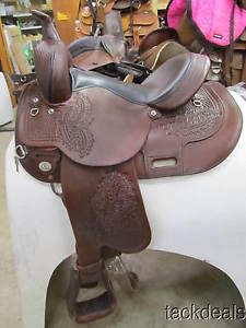 Circle Y Trail Saddle Custom 14" Lightly Used MINT