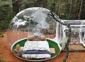 Outdoor Inflatable Bubble Transparent View Tent Dome Camping Family Stargazing