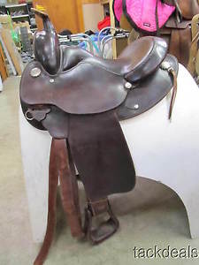 Circle Y Arabian Arab Softee Show Saddle 15" Lightly Used Well Made Older Saddle