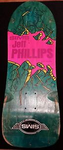 1984 Sims Jeff Phillips Breakout Bustout vintage skateboard deck bbc tracker