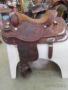 Circle Y Richard Shrake Resistance Free Silver Show Saddle Lightly Used NICE