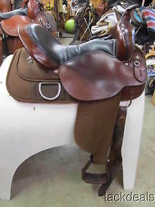 Circle Y High Horse Lockhart Trail Saddle 16" Wide Lightly Used