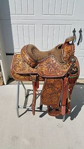 15" Vintage Custom Made Circle Y Pleasure Saddle, Collection Piece, Very Rare