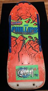1985 Sims Jeff Phillips Breakout Bustout vintage skateboard deck tracker bbc