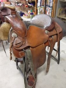 15" CIRCLE Y ROPER SADDLE 3 955