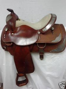 Silver Royal Used 16" #9971 Western Show Saddle Regular Quarter Horse Bars