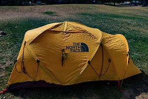 The North Face Mountain 25 expedition tent 4-season, Yellow, 2 person used once