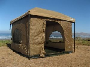 Cabin Camping Tent Standing Room 100 Family 8.5' Head Room All Season Fast Easy