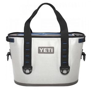 YETI Hopper 20 Cooler Tote Gray Fog Tahoe Blue