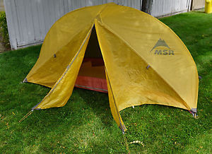 MSR HUBBA 1 ONE PERSON TENT. Lightly Used. Great Condition.
