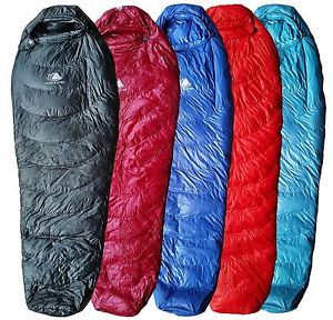 Hyke & Byke Ultralight Down Sleeping Bag: 3 Season 32 Degree Mummy Bag Under ...