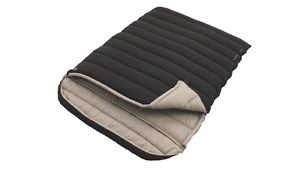Outwell Constellation Lux Double Sleeping Bag Hooded Camping Season 3-4  GREY 16