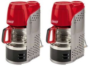(2) Coleman Portable Coffee Makers w/ Glass Carafe | 10 Cup