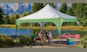 Coleman 12x12 Straight Leg Canopy Gazebo Shelter Sun Rain Shade NEW