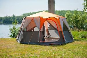 Coleman Cortes Tent Big Top Octagonal 8 Person easy setup camping *Mosquito net*