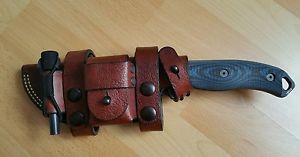 Esee 5 + hedgehog leatherworks sheath