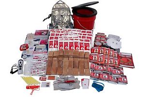 Guardian 10 Person Survival Bucket Kit Emergency Food Water Shelter OKTP-Camo