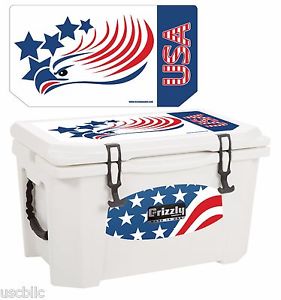 40 Qt. Grizzly Patriotic Cooler