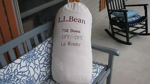 L.L.Bean Down Sleeping Bag with DownTek, Long Mummy -20°