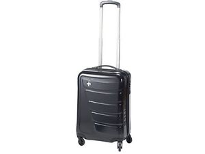 Swiza Koffer Justus, schwarz, Hartschalenkoffer, 4 Räder, Volumen 60 Liter