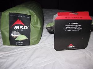 MSR Nook 2 person tent with footprint