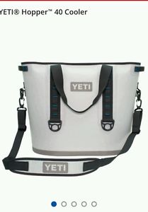Yeti hopper 40  gray/blue