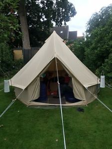 Beautiful Canvas 4m Bell Tent SIG - Used Once