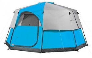 Coleman 8 Person Octagon 98 Camping Tent w/ RainFly | 13' x 13'