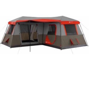Ozark Trail 12 Person 3 Room L-Shaped Instant Cabin Tent