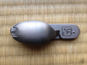 Rare and unused Triple Aught Design titanium spoon ca. 2006/2007 TAD Gear