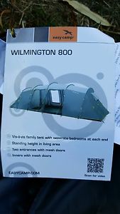 Tent - Wilmington 800 Easy camp 8 man used once