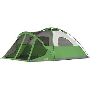 Coleman 8 Person Camping Hiking Dome Tent Shelter Family Cabin Travel Canopy NEW