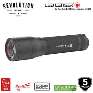 NEW Led Lenser P7R Rechargeable Flashlight Torch - 1000 Lumen