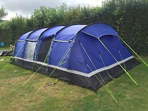 Hi-Gear Kalahari 10 Tent  Excellent Condition Sown In Ground Sheet 10 Man Tunnel