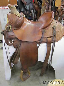 McCall Jordan Valley Ranch Roping Saddle Used 15"