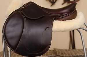 Beautiful 2013 16.5” Antares Evolution saddle for sale! Full calf
