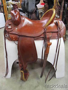 Circle Y Desert Creek Ranch Roping Saddle Lightly Used Cowboy Rig
