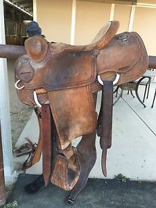 Martin Saddlery Rope Saddle 14"