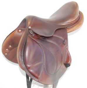 17" ANTARES MONOFLAP SADDLE (SO18194) FULL CALF LEATHER, GOOD CONDITION!! - DWC