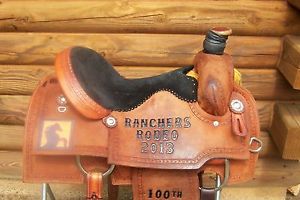 15 15.5 Courts Western Trophy Roping saddle roper also good pleasure & trail