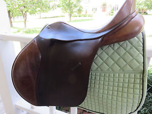 Bates caprilli 18" saddle adjustable gullet easy change saddle CAIR free ship