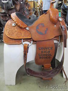 New Twister 15" Roping Team Roper Saddle Never Used