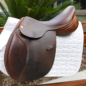 Exselle Debut Jumping Close Contact Saddle 17.5 Med Tree Wool